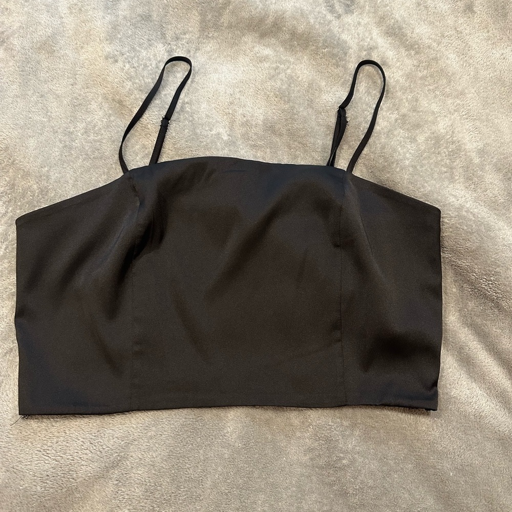Forever 21 black crop top